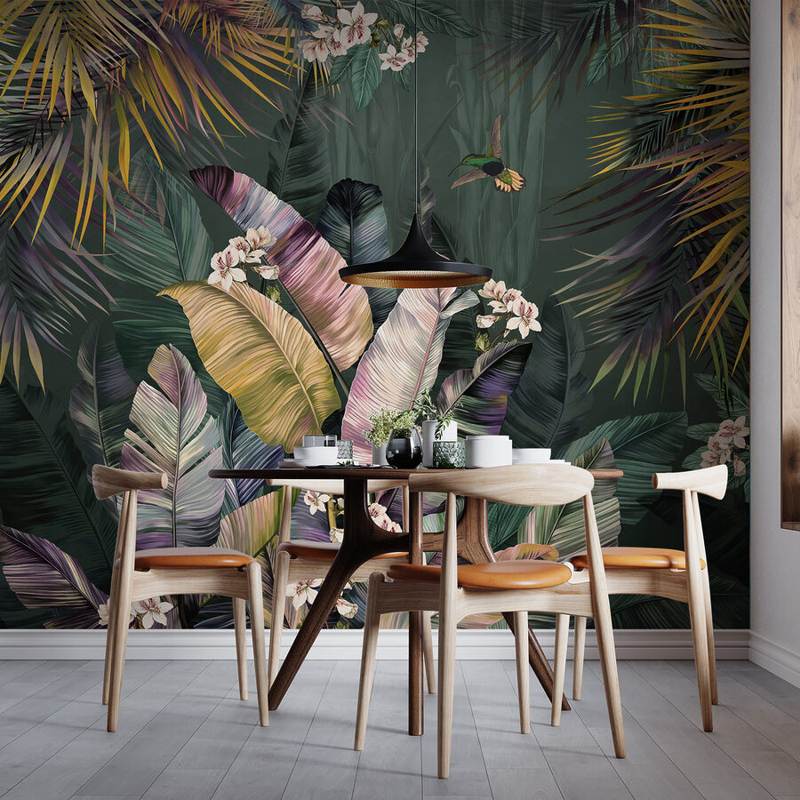 Pintura de uma planta tropical