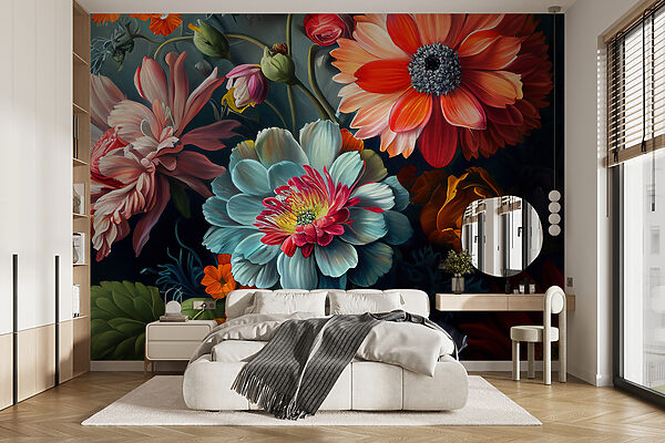 Flores vibrantes em cores deslumbrantes Flores vibrantes em cores deslumbrantes