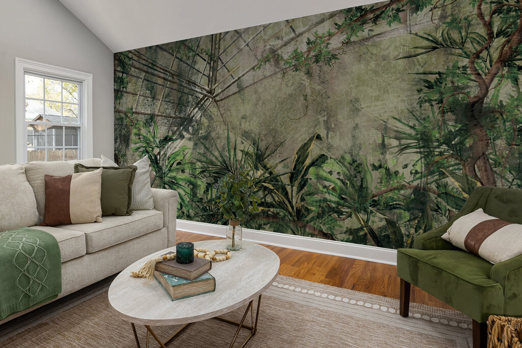 Painting of plants and plants