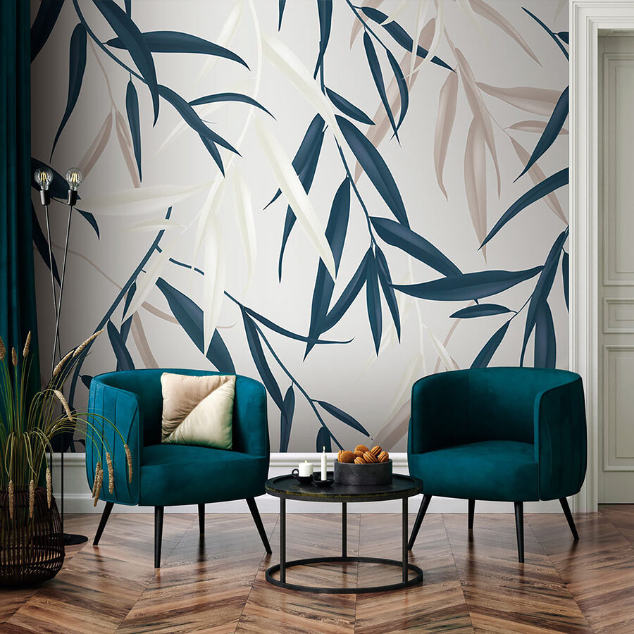 Folhagem elegante em cores suaves. Folhagem elegante em cores suaves.