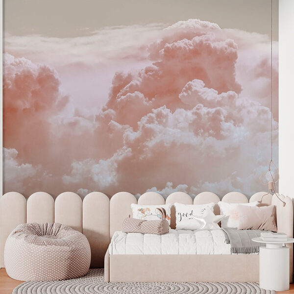Uma nuvem cor-de-rosa no céu Uma nuvem cor-de-rosa no céu