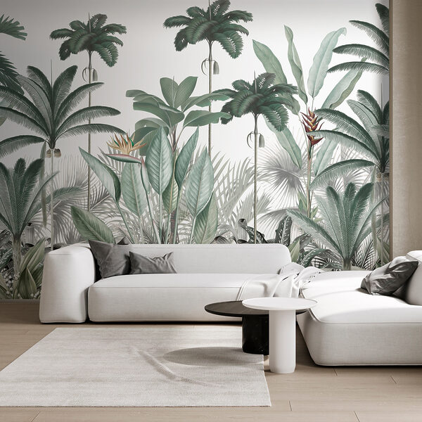 Um grupo de plantas com flores Um grupo de plantas com flores