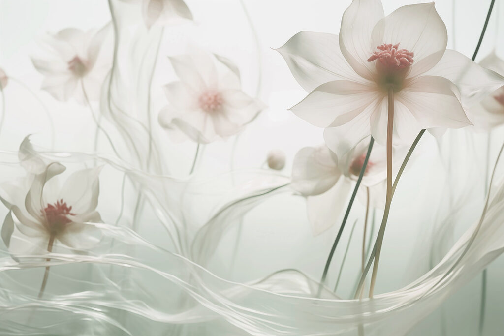 Flores suaves numa luz suave Flores suaves numa luz suave
