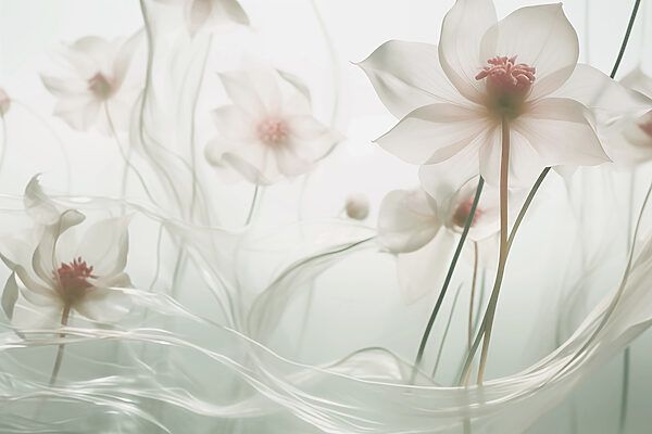 Flores suaves numa luz suave Flores suaves numa luz suave
