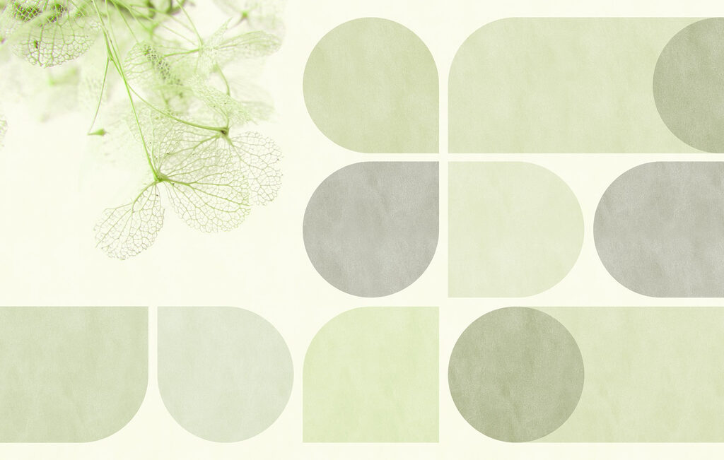 Delicate leaves against muted background Delicate leaves against muted background