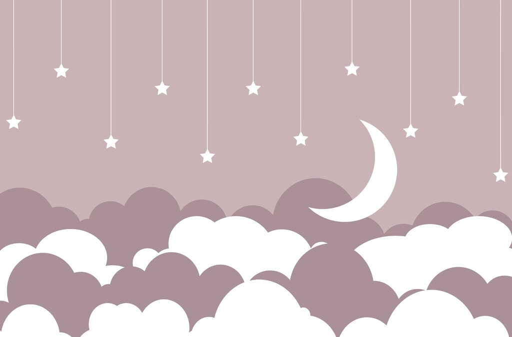 Lua e estrelas no céu Lua e estrelas no céu