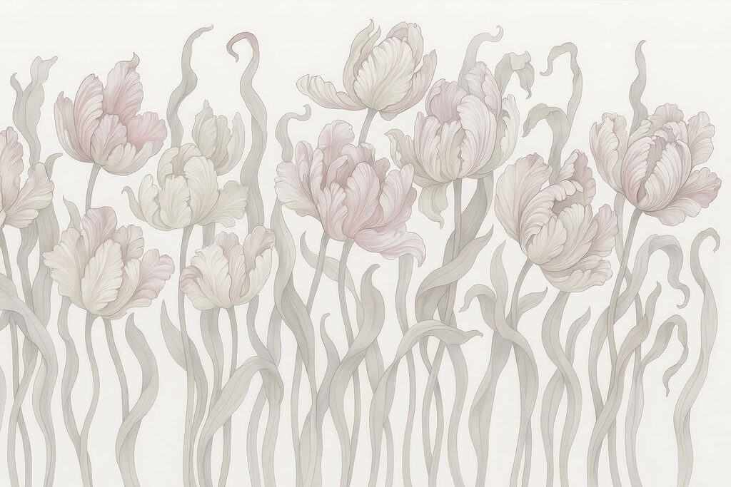 Flores delicadas em tons suaves Flores delicadas em tons suaves