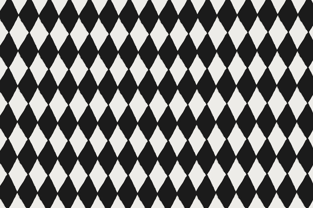 Padrão de diamante preto e branco Padrão de diamante preto e branco