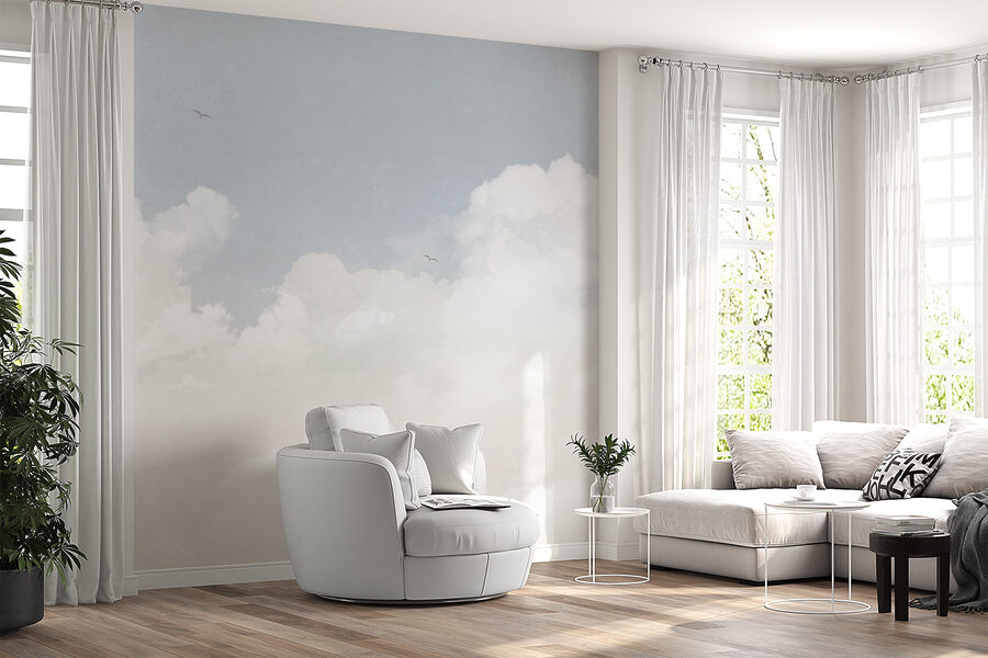 Papel de parede Um céu azul com nuvens - Image 3