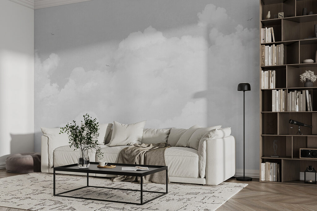 A white clouds in the sky