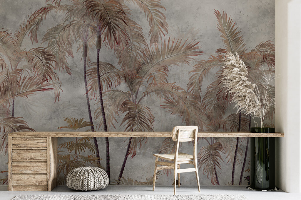 A group of palm trees