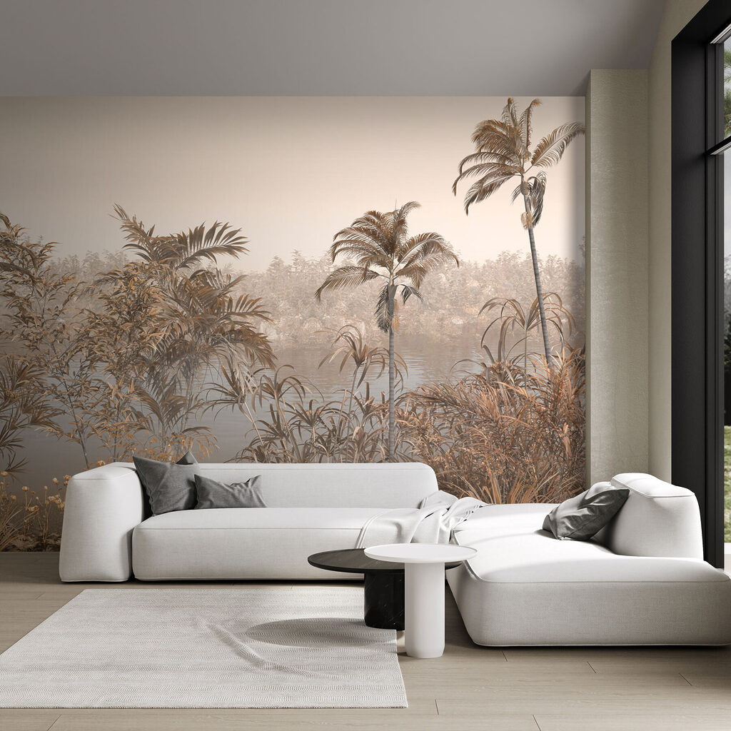 A swamp with plants and flowers A swamp with plants and flowers