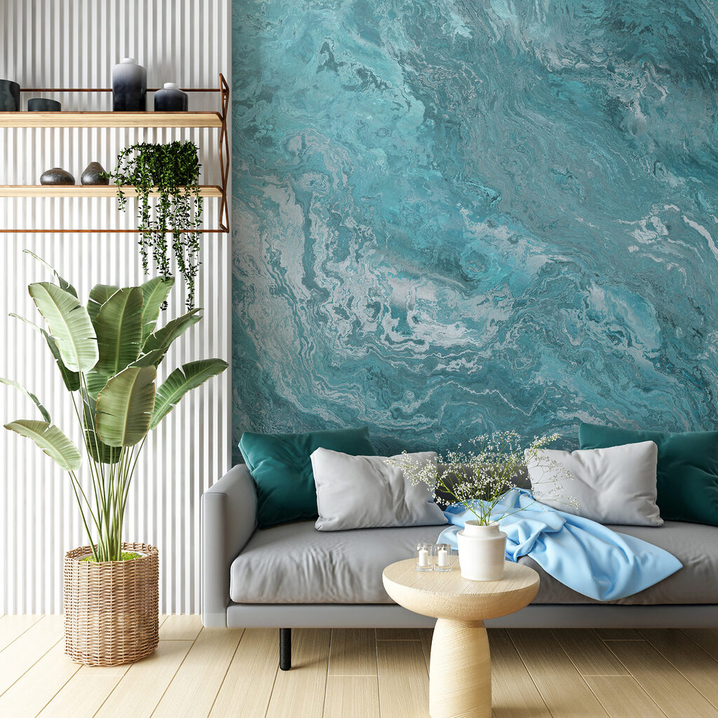 Ocean waves in abstract form Ocean waves in abstract form