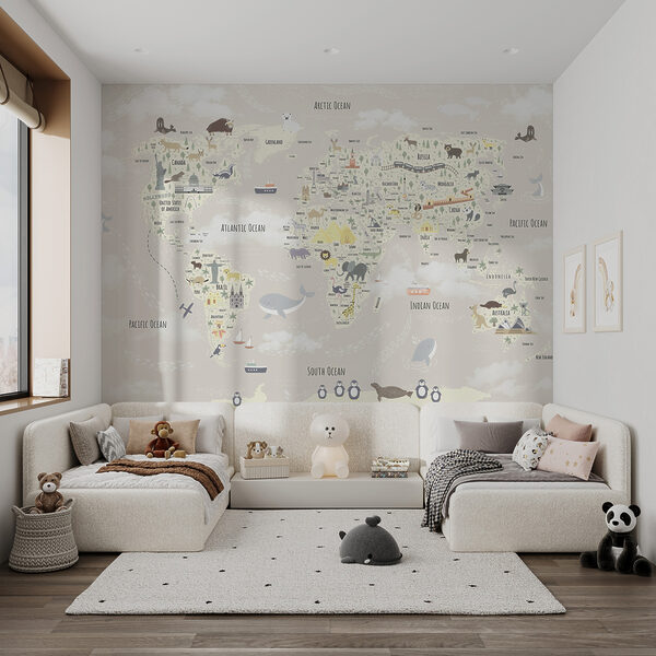 Um mapa do mundo Um mapa do mundo