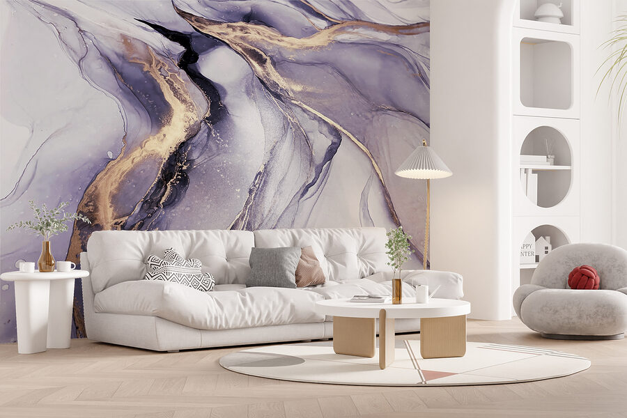 Um grande plano de uma pintura