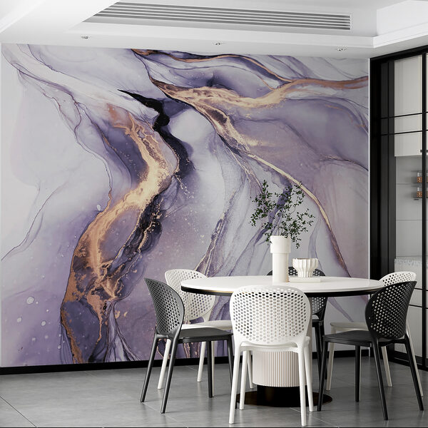 Um grande plano de uma pintura Um grande plano de uma pintura