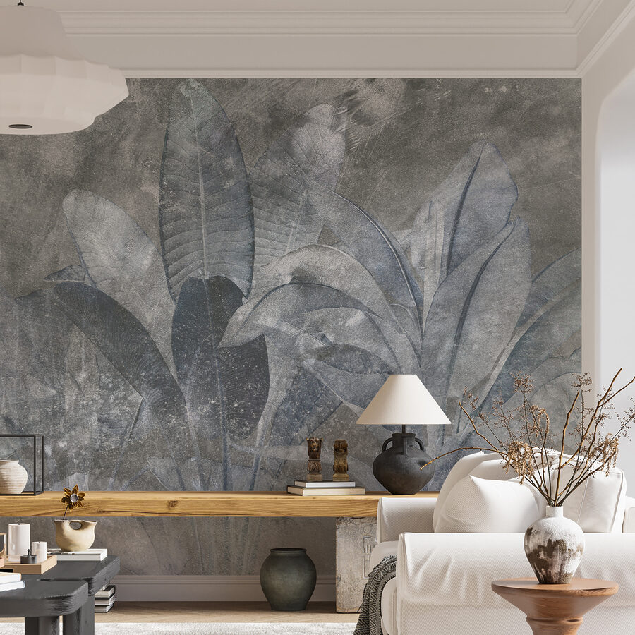 Folhagem elegante em tons suaves.