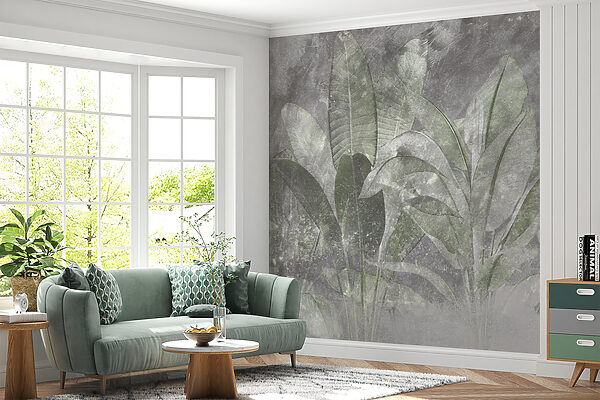 Elegância botânica em texturas suaves. Elegância botânica em texturas suaves.