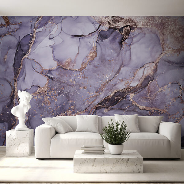 A close up of a painting