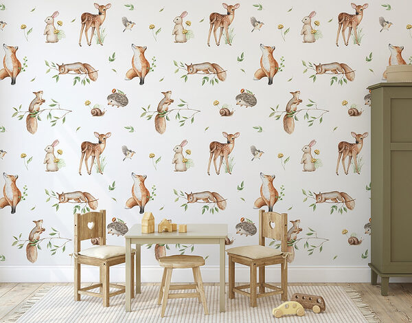 Um padrão de animais e plantas Um padrão de animais e plantas