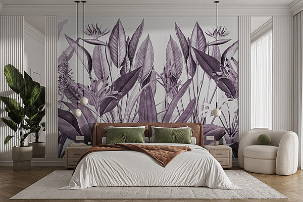 Folhagem elegante em tons suaves. Folhagem elegante em tons suaves.