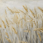 Pintura de trigo num campo Pintura de trigo num campo