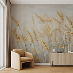 Pintura de trigo num campo Pintura de trigo num campo