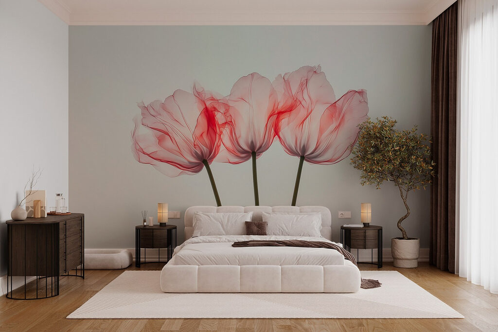 Group of pink flowers Group of pink flowers