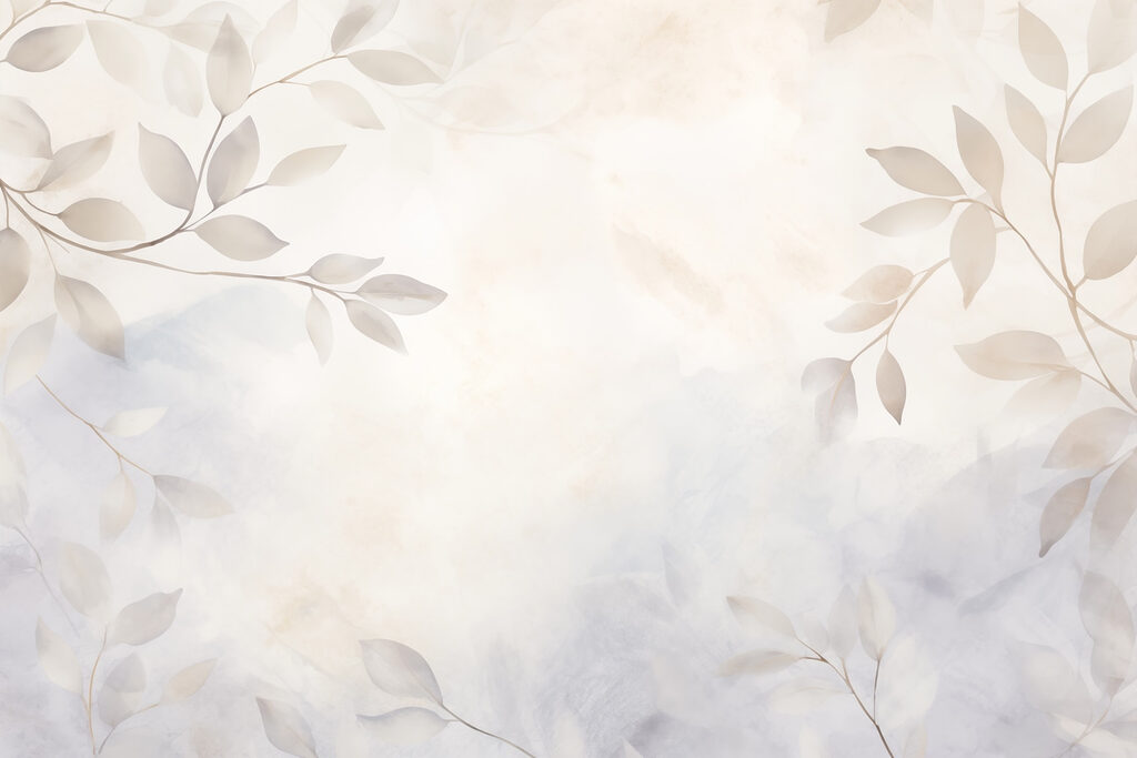 Folhas brancas e cinzentas sobre um fundo branco Folhas brancas e cinzentas sobre um fundo branco