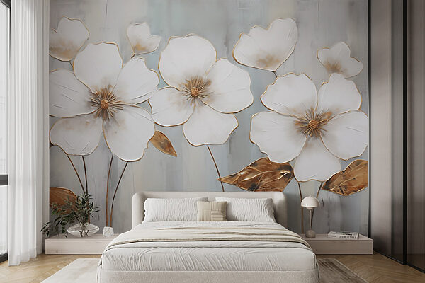 Flores delicadas com toques elegantes Flores delicadas com toques elegantes