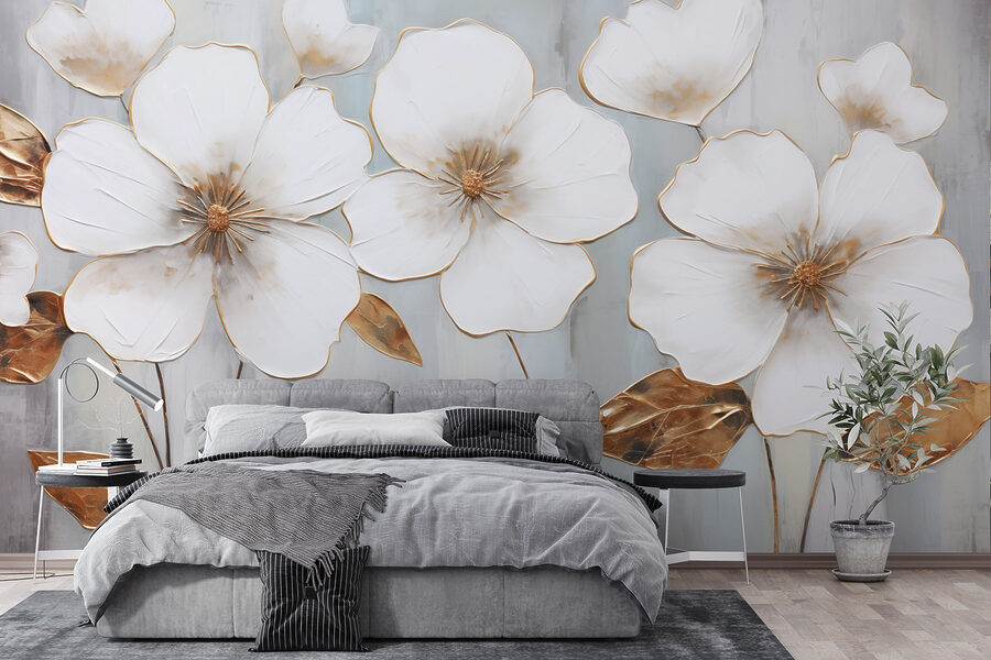 Flores delicadas com toques elegantes