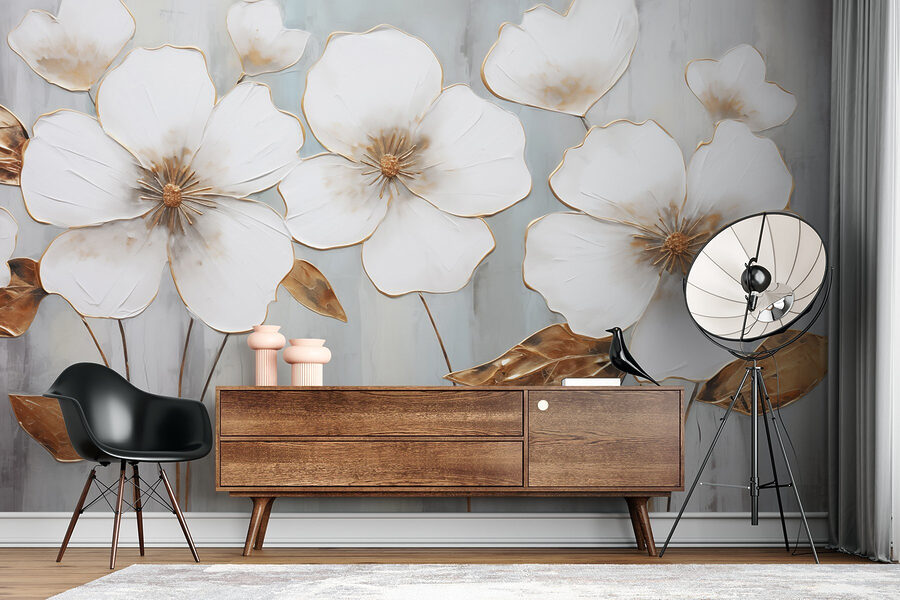 Flores delicadas com toques elegantes