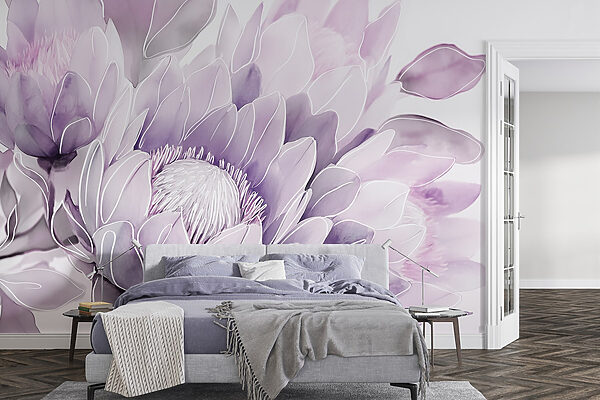 Flores delicadas em tons suaves Flores delicadas em tons suaves