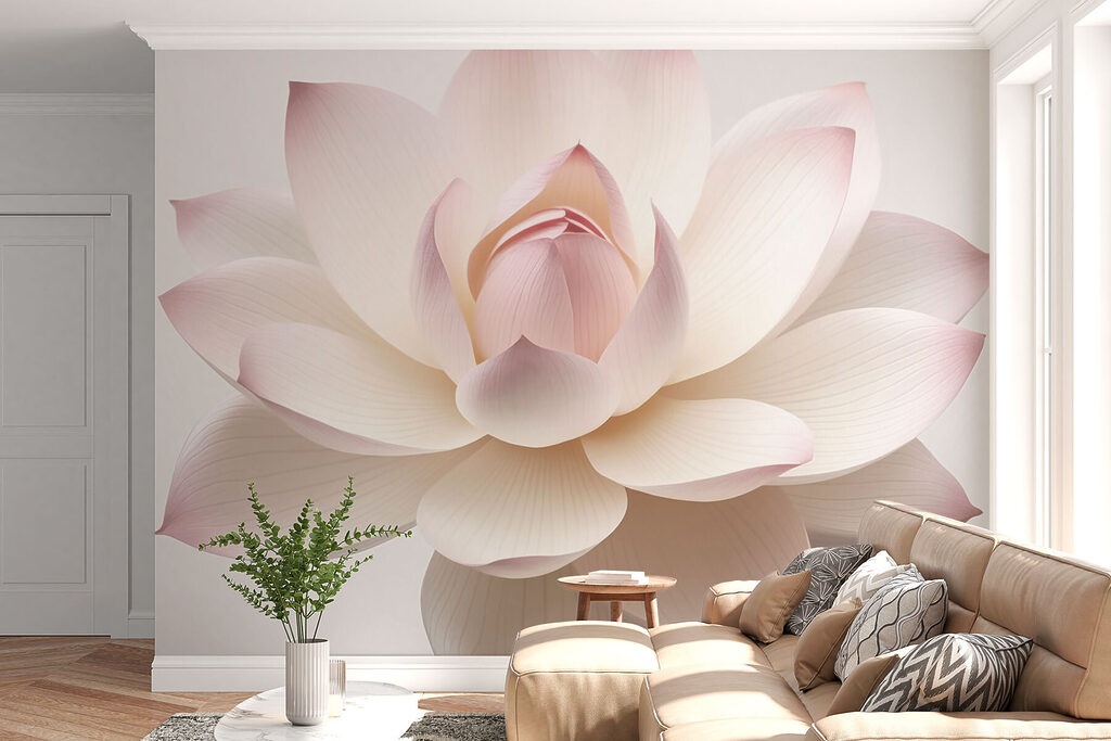 Delicate blooms in soft colors