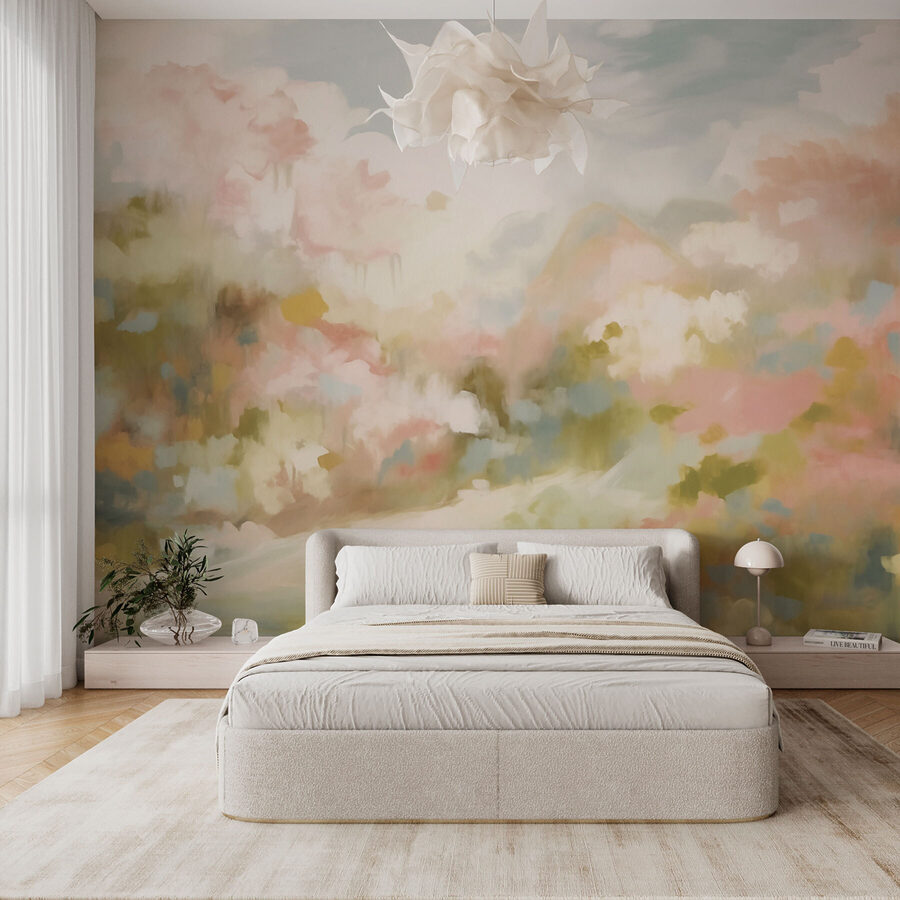 Pintura de uma paisagem