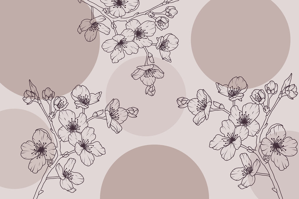 Flores delicadas em tons suaves Flores delicadas em tons suaves