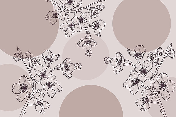 Flores delicadas em tons suaves Flores delicadas em tons suaves