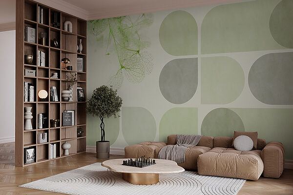 Delicate leaves against muted background Delicate leaves against muted background