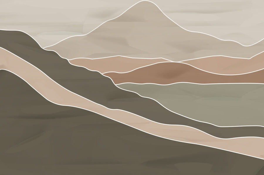 Desenho de uma montanha