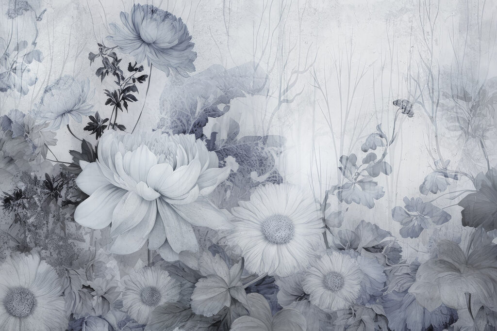 Flores delicadas em tons suaves Flores delicadas em tons suaves