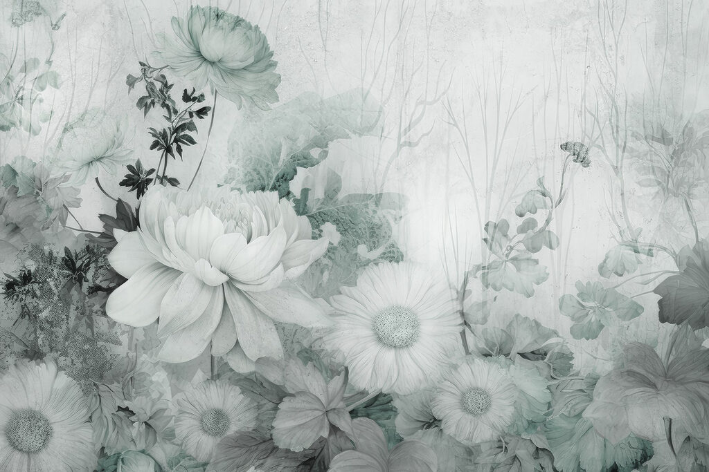 Flores delicadas em tons suaves Flores delicadas em tons suaves