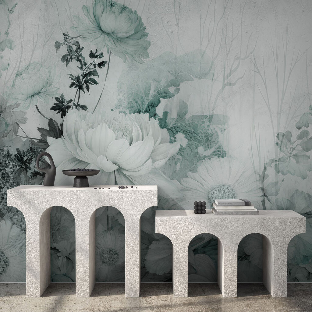 Delicate blooms in soft hues