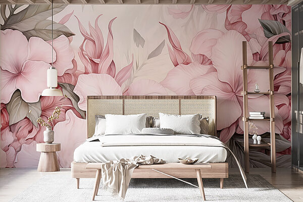Flores delicadas em tons pastel suaves Flores delicadas em tons pastel suaves