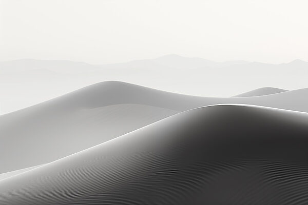 Dunas de areia no deserto Dunas de areia no deserto