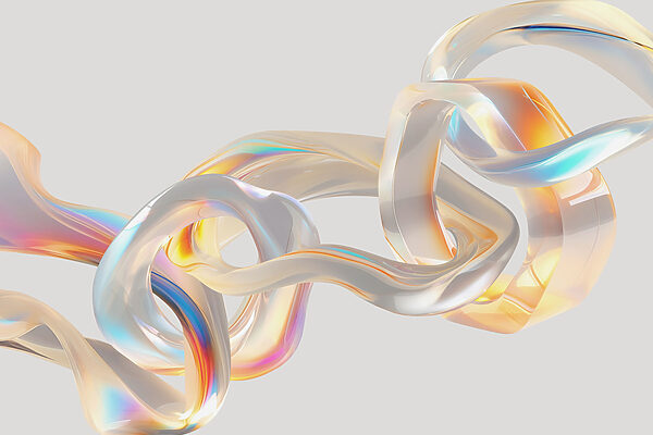 Flowing strands of iridescent beauty