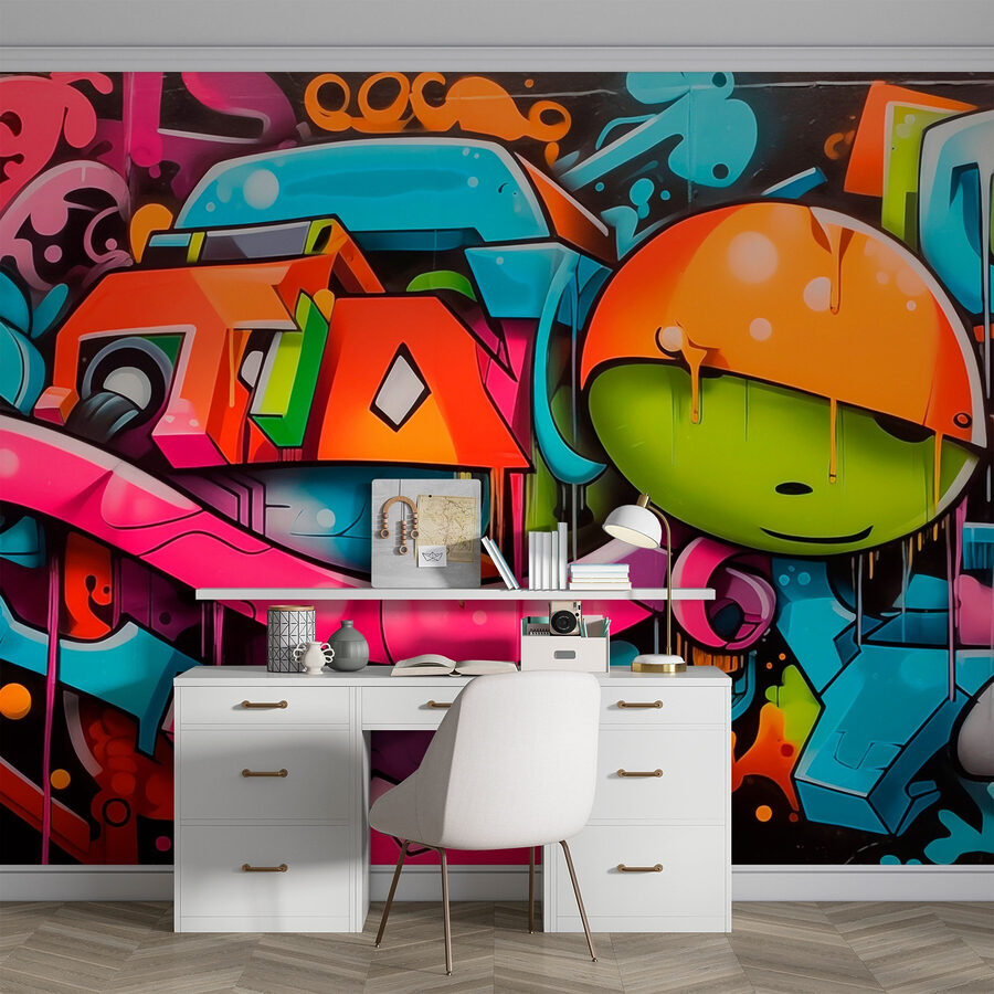 Graffiti numa parede