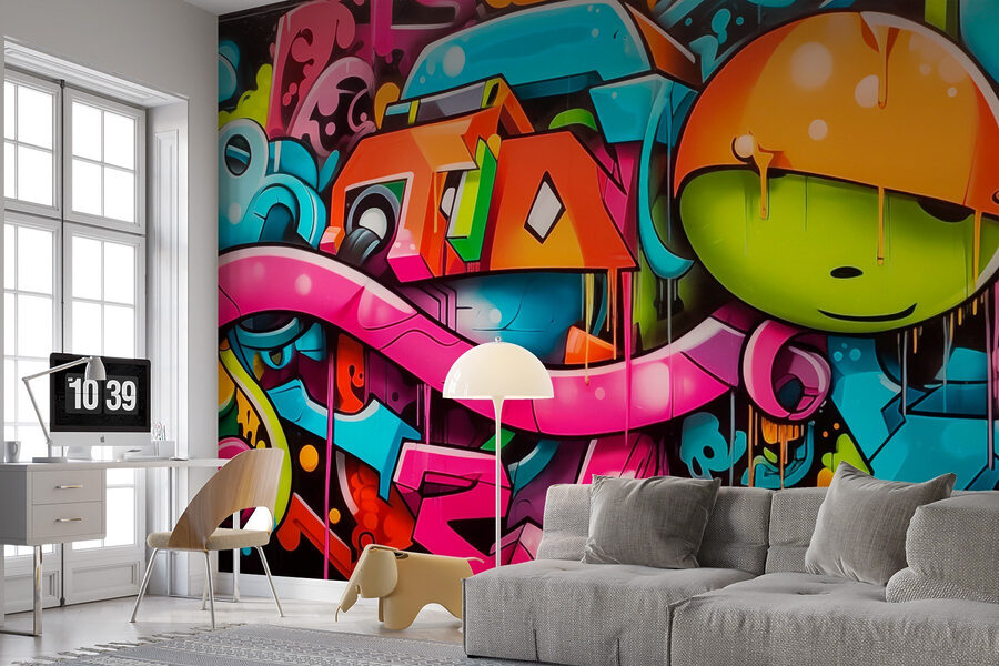 Graffiti numa parede