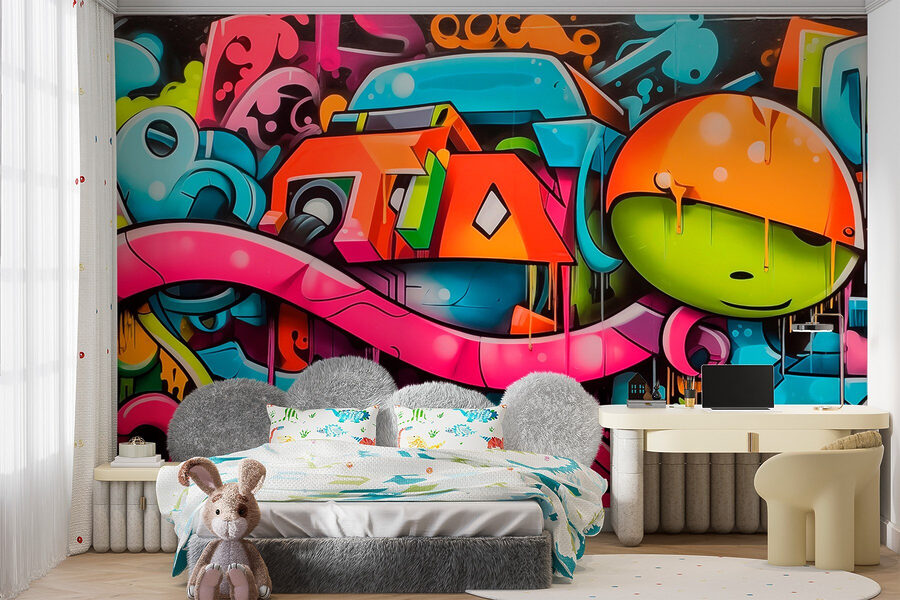 Graffiti numa parede