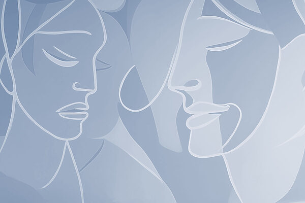 Drawing of a woman's face Drawing of a woman's face