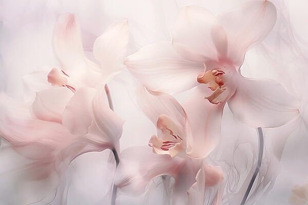 Flores delicadas em tons suaves Flores delicadas em tons suaves